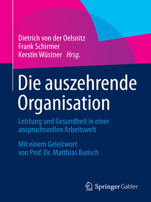 cover image of Die auszehrende Organisation
